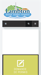 Mobile Screenshot of lambton.ca