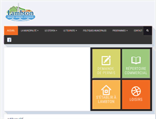 Tablet Screenshot of lambton.ca